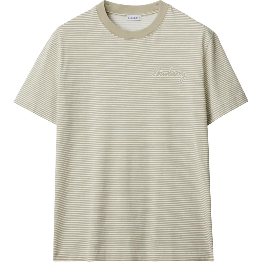 Футболка с логотипом и полосками Burberry, бежевый
Футболка с логотипом и полосками Burberry, бежевый