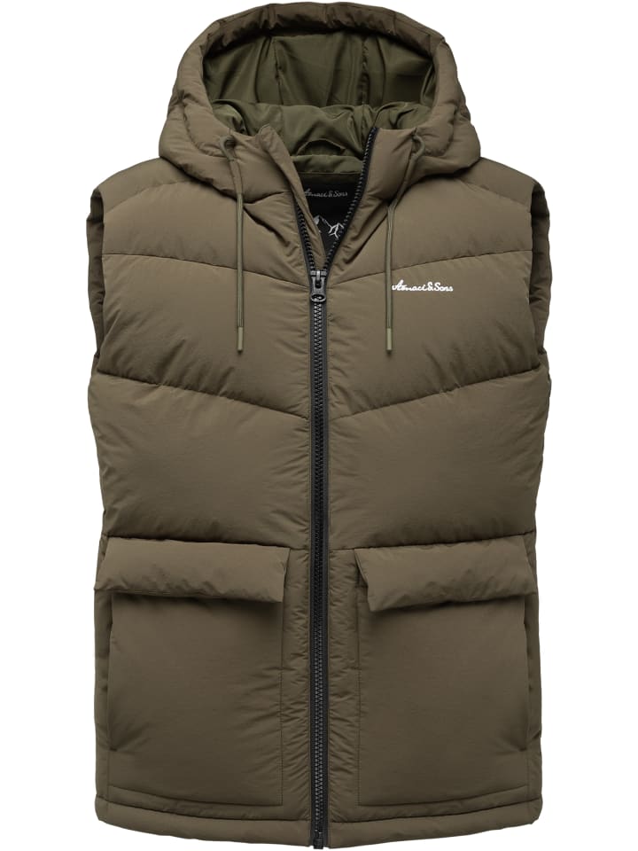 Amaci&Sons Зимний жилет LOWELL оливкового цвета
Amaci&Sons Зимний жилет LOWELL оливкового цвета