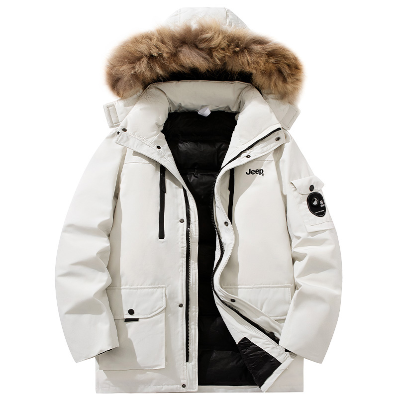 Jeep Унисекс пуховик, White
Jeep Унисекс пуховик, White