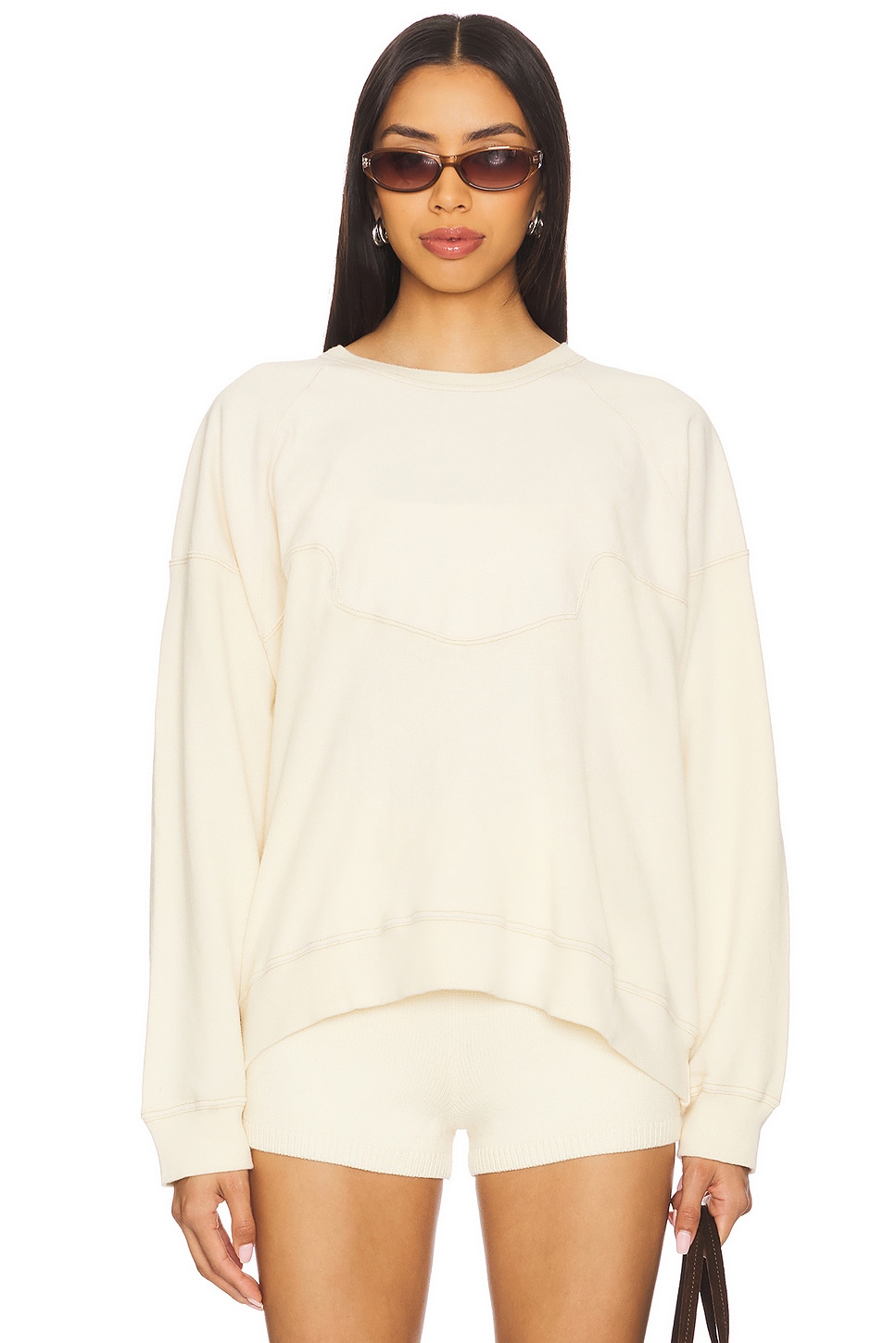 Свитшот в стиле вестерн The Great, washed white
Свитшот в стиле вестерн The Great, washed white