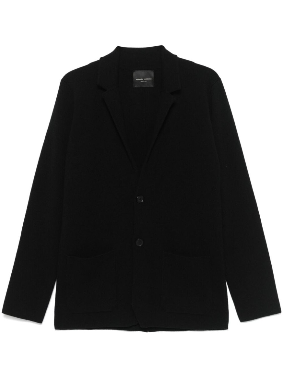 Roberto Collina трикотажный блейзер, черный
Roberto Collina трикотажный блейзер, черный