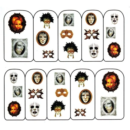 Медаль BNA Decalcomania Венецианский карнавал Beautynails
Медаль BNA Decalcomania Венецианский карнавал Beautynails