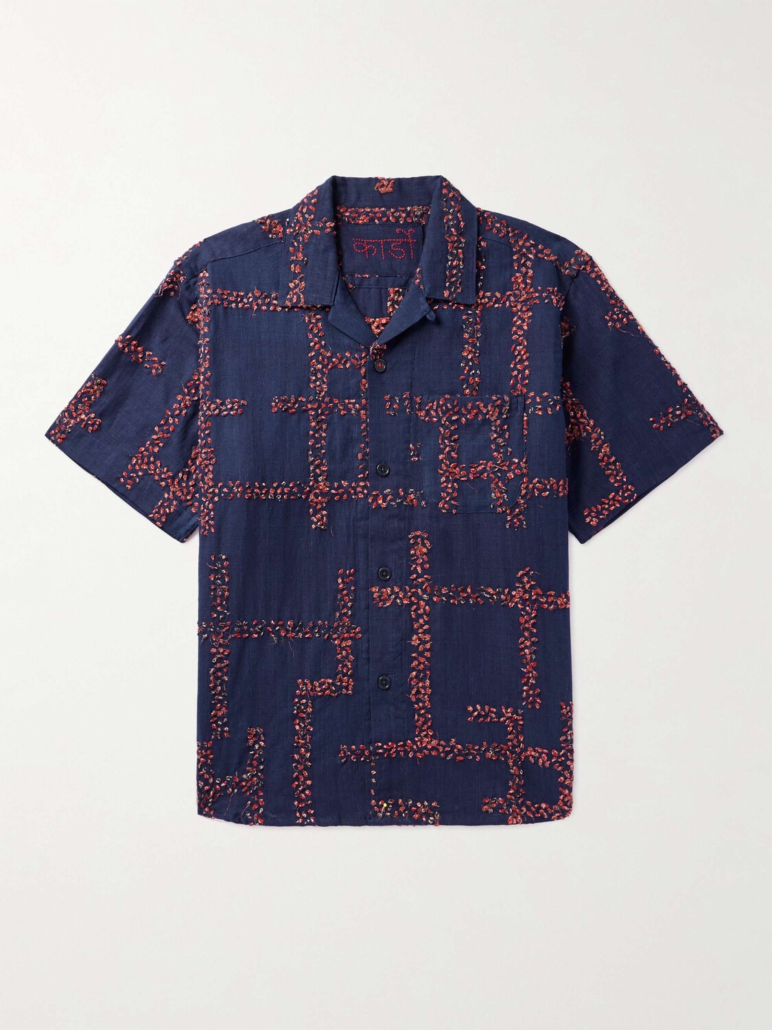 Хлопковая рубашка с аппликацией Kardo, синий
Хлопковая рубашка с аппликацией Kardo, синий