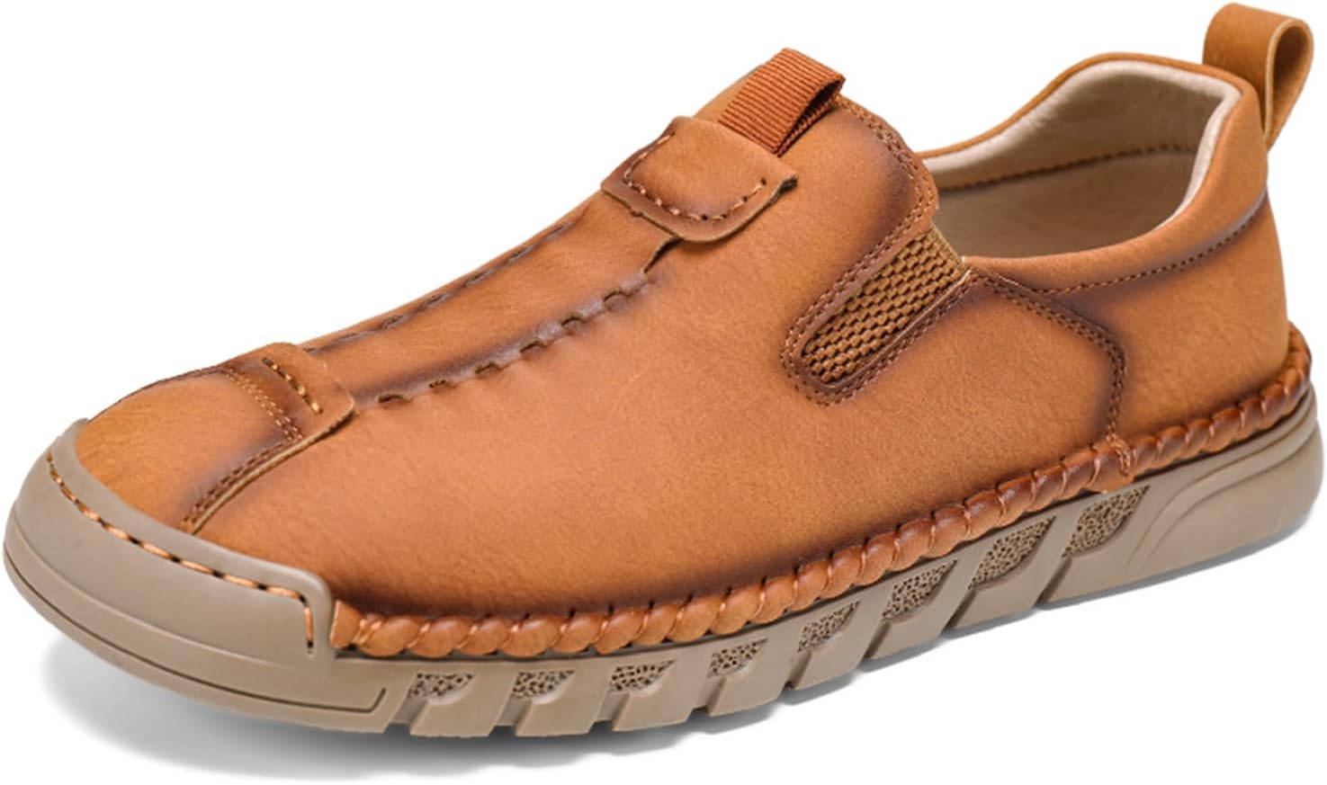 Мужские повседневные кожаные туфли без шнурков - мягкая верхняя часть с эластичной вставкой, противоскользящая подошва и петля для удобства при ходьбе (черный, коричневый) Kelibasi
Мужские повседневные кожаные туфли без шнурков - мягкая верхняя часть с эластичной вставкой, противоскользящая подошва и петля для удобства при ходьбе (черный, коричневый) Kelibasi