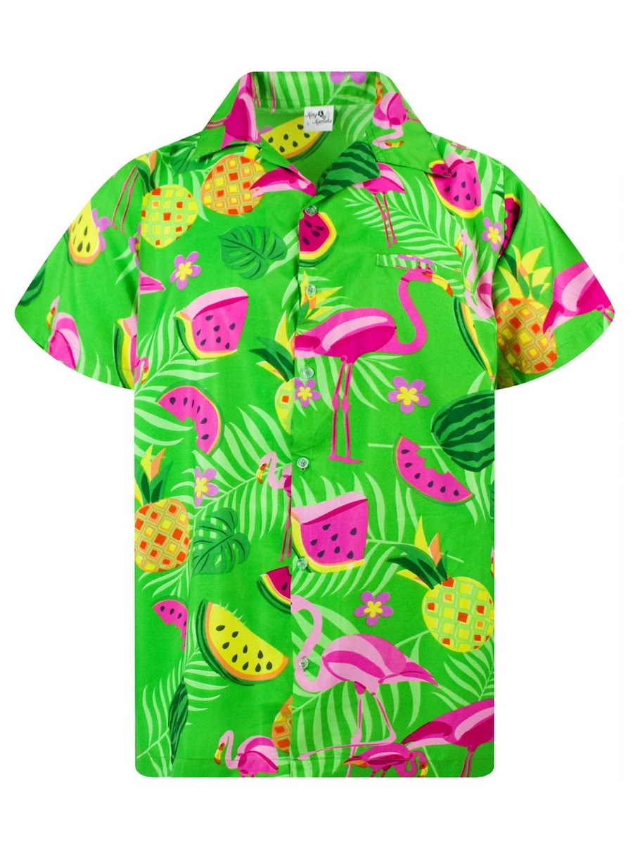 Рубашка King Kameha Flamingo Melone, зеленый
Рубашка King Kameha Flamingo Melone, зеленый
