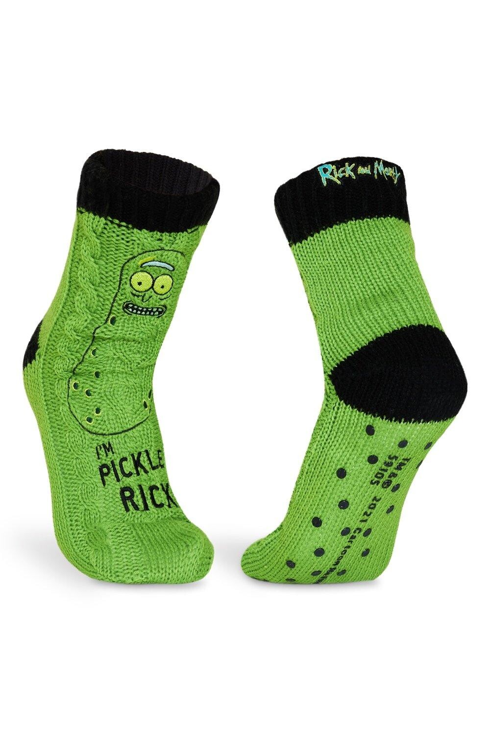 Носки-тапочки I'm Pickle Rick' Rick & Morty, зеленый
Носки-тапочки I'm Pickle Rick' Rick & Morty, зеленый
