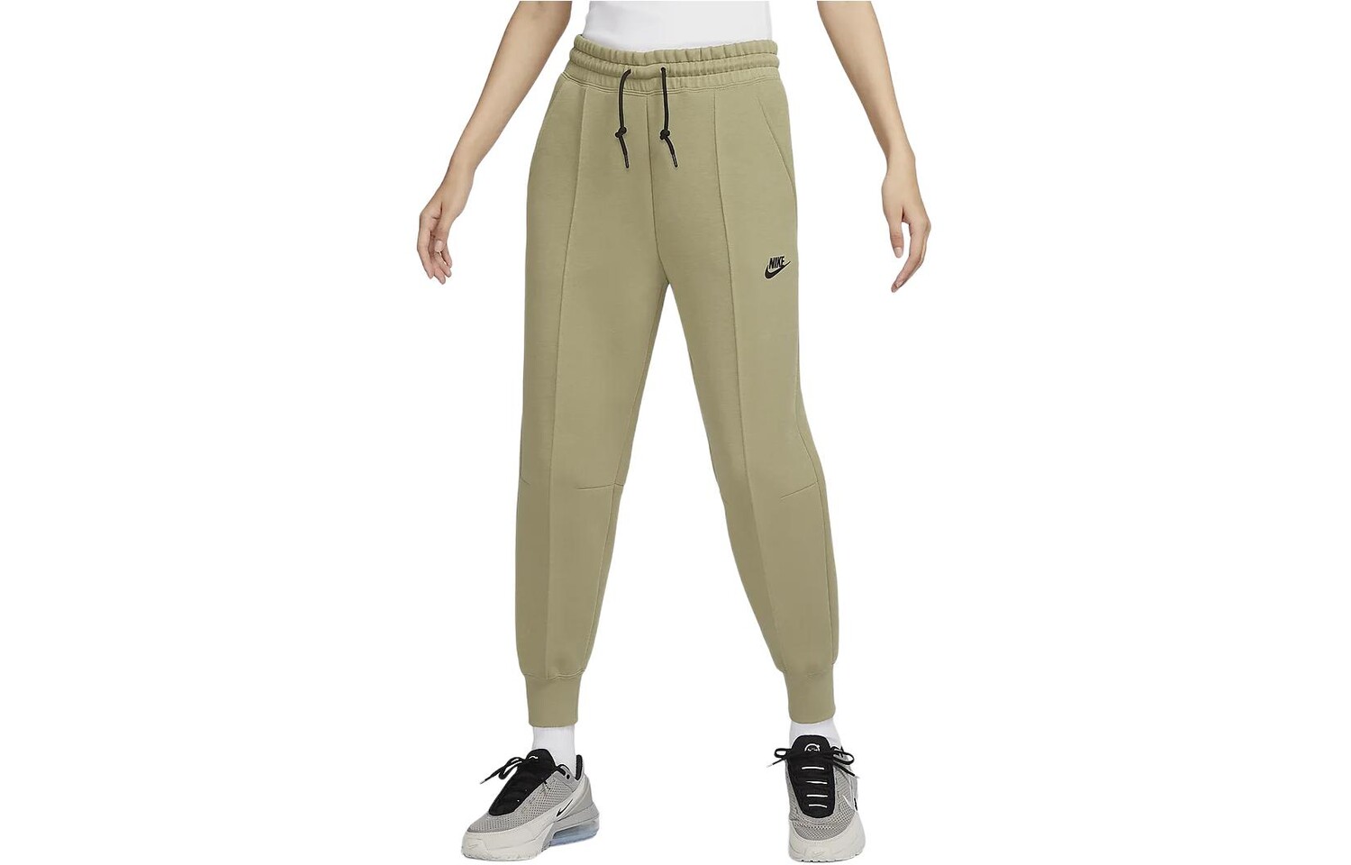 Спортивные тренировочные брюки из флиса и трикотажа женские, оливково-зеленые Nike
Спортивные тренировочные брюки из флиса и трикотажа женские, оливково-зеленые Nike