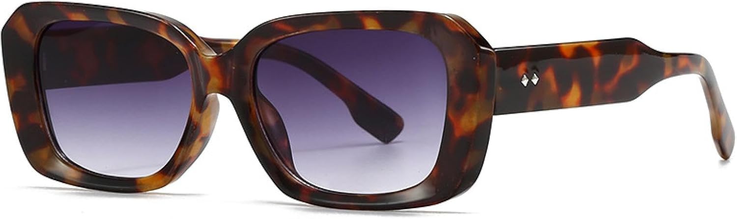 Модные солнцезащитные очки Polygon для женщин в стиле ретро, конфетные цвета, прозрачный градиент, защита от УФ-излучения UV400; мужские солнцезащитные очки с заклепками TVTBBVV, Leopard Grey
Модные солнцезащитные очки Polygon для женщин в стиле ретро, конфетные цвета, прозрачный градиент, защита от УФ-излучения UV400; мужские солнцезащитные очки с заклепками TVTBBVV, Leopard Grey