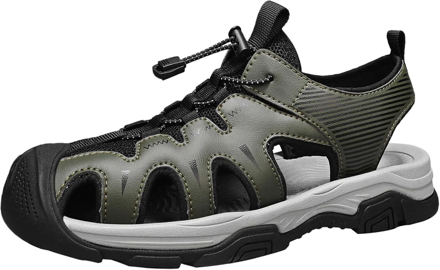 Сандалии и шлепанцы с отверстиями для мужчин с противоскользящей подошвой для ношения на улице CYYDS, зеленый
Сандалии и шлепанцы с отверстиями для мужчин с противоскользящей подошвой для ношения на улице CYYDS, зеленый