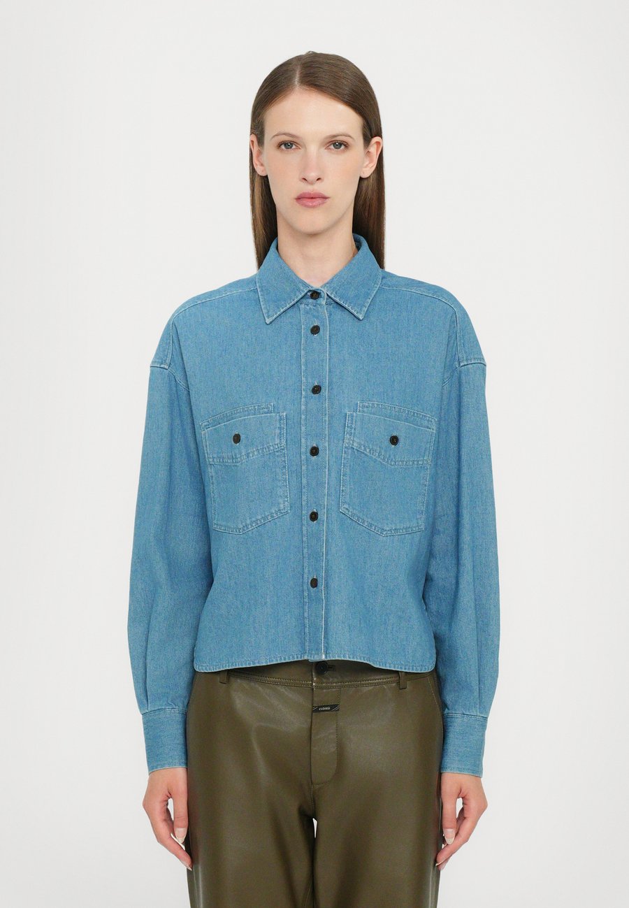 Блуза CLOSED CROPPED FRONT OVERSIZED, Mid Blue/Blue
Блуза CLOSED CROPPED FRONT OVERSIZED, Mid Blue/Blue