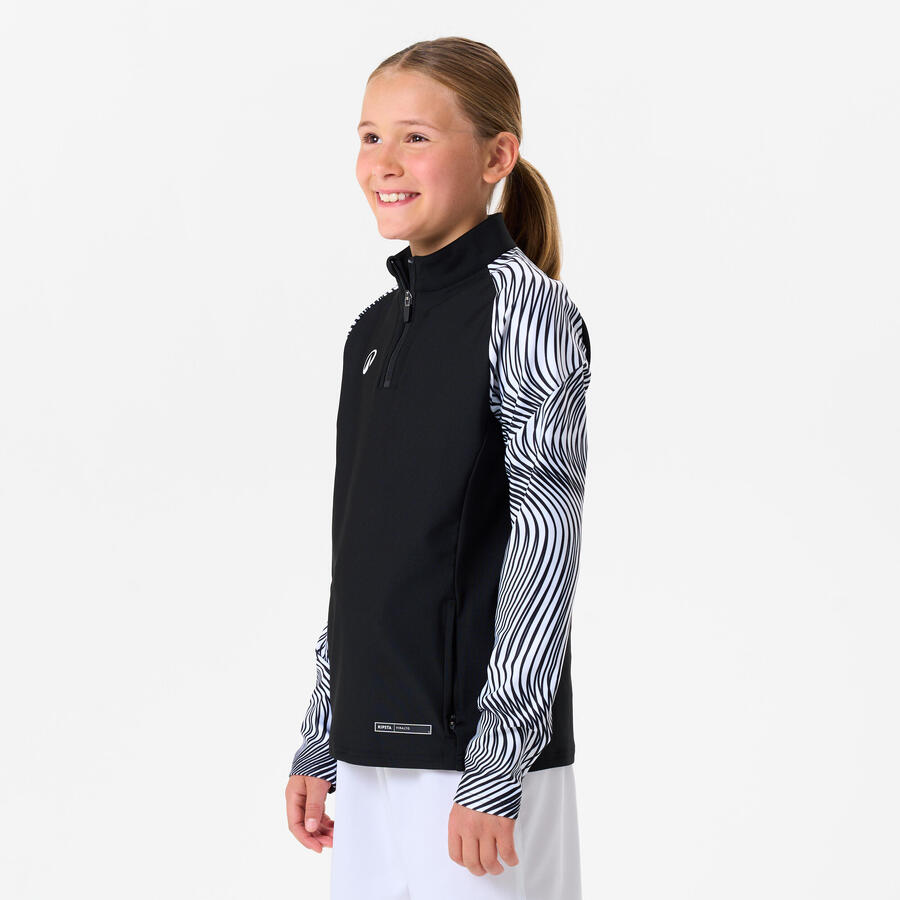 KIPSTA Детская футбольная толстовка с застежкой-молнией 1/2 - Wavy Club, черно-белая
KIPSTA Детская футбольная толстовка с застежкой-молнией 1/2 - Wavy Club, черно-белая