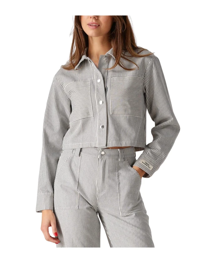 Укороченная блузка в полоску рубинового цвета, синяя Colourful Rebel, синий
Укороченная блузка в полоску рубинового цвета, синяя Colourful Rebel, синий