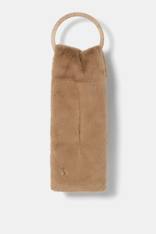 Шарф Guess, коричневый 
Шарф Guess, коричневый