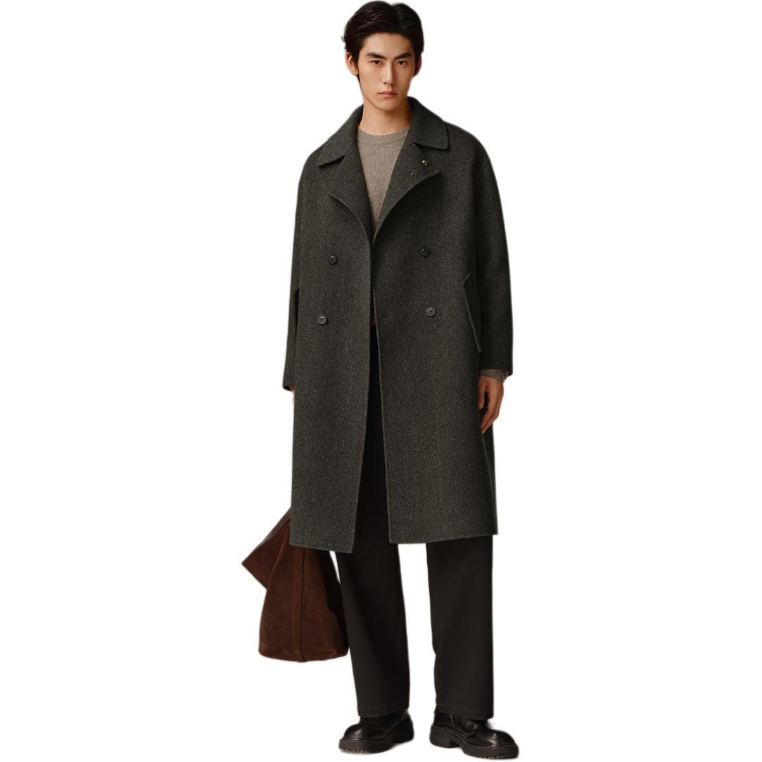 PEACEBIRD MEN Пальто мужское Chocolate Brown Lapel Thickened
PEACEBIRD MEN Пальто мужское Chocolate Brown Lapel Thickened