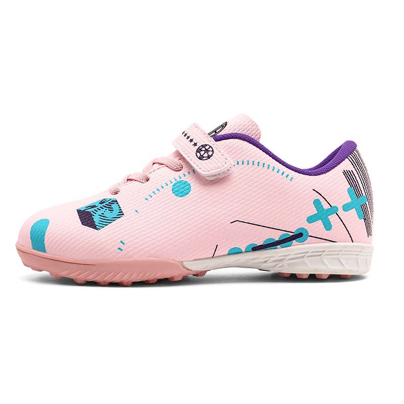 Детские футбольные бутсы с противоскользящим покрытием, анти-ударным эффектом, легкие, амортизирующие, низкие Yi Jiabao, розовый
Детские футбольные бутсы с противоскользящим покрытием, анти-ударным эффектом, легкие, амортизирующие, низкие Yi Jiabao, розовый