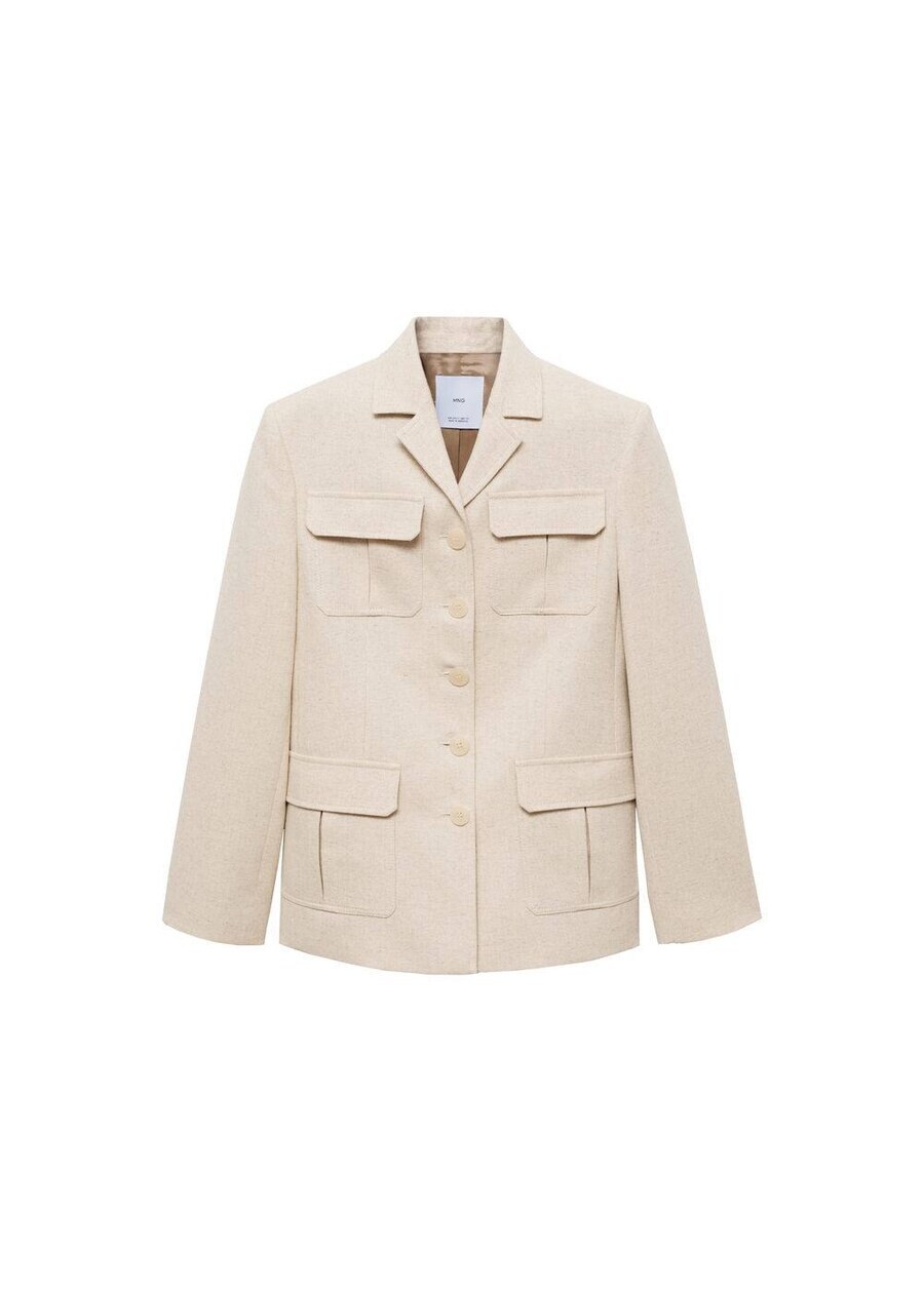 Блейзер MANGO Blazer Patrizia, бежевый
Блейзер MANGO Blazer Patrizia, бежевый