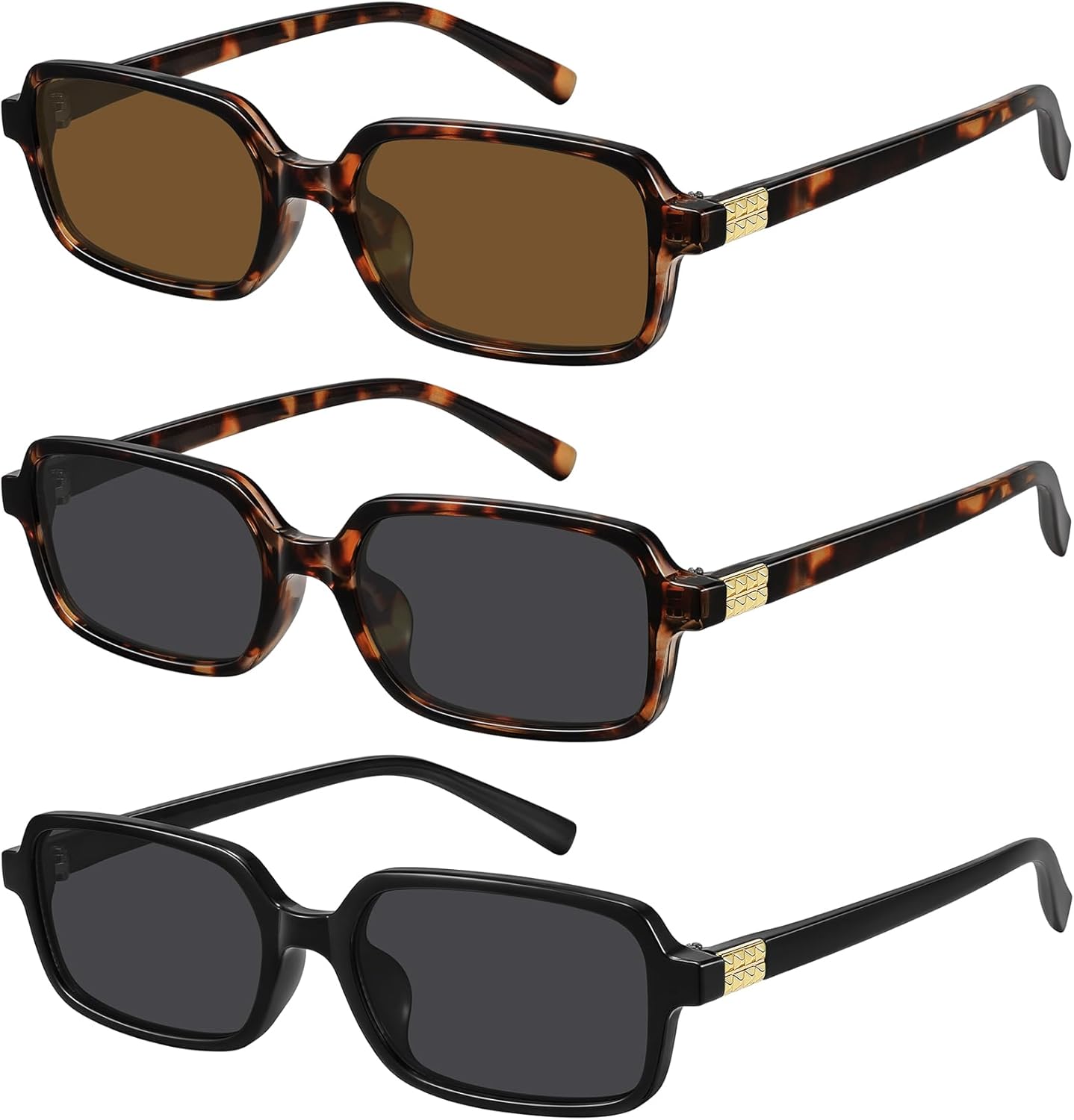 Солнцезащитные очки WOWSUN в стиле ретро, прямоугольные, женские, маленькие, модные, в стиле 90-х, защита от УФ-излучения UV400, 3 Pack: Black Grey Lens+tortoise Brown Lens+tortoise Grey Lens
Солнцезащитные очки WOWSUN в стиле ретро, прямоугольные, женские, маленькие, модные, в стиле 90-х, защита от УФ-излучения UV400, 3 Pack: Black Grey Lens+tortoise Brown Lens+tortoise Grey Lens