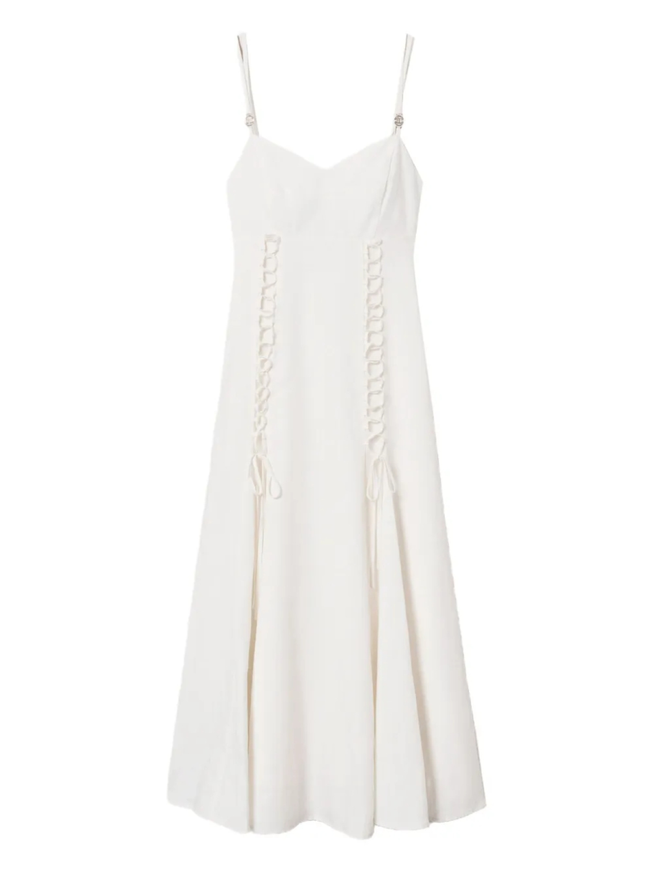 Платье из льняной ткани TWINSET, белый
Платье из льняной ткани TWINSET, белый