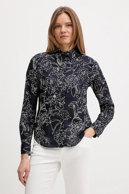 Хлопковая рубашка Gant, темно-синий
Хлопковая рубашка Gant, темно-синий