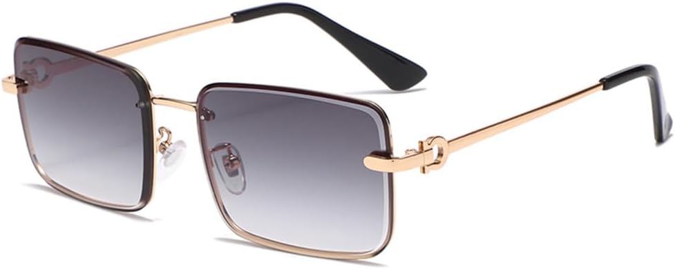 Ретро солнцезащитные очки для женщин, модные, без оправы, градиентные, из сплава, солнцезащитные очки без оправы, защита от ультрафиолета UV400, L21176 generic, Gradient Grey
Ретро солнцезащитные очки для женщин, модные, без оправы, градиентные, из сплава, солнцезащитные очки без оправы, защита от ультрафиолета UV400, L21176 generic, Gradient Grey