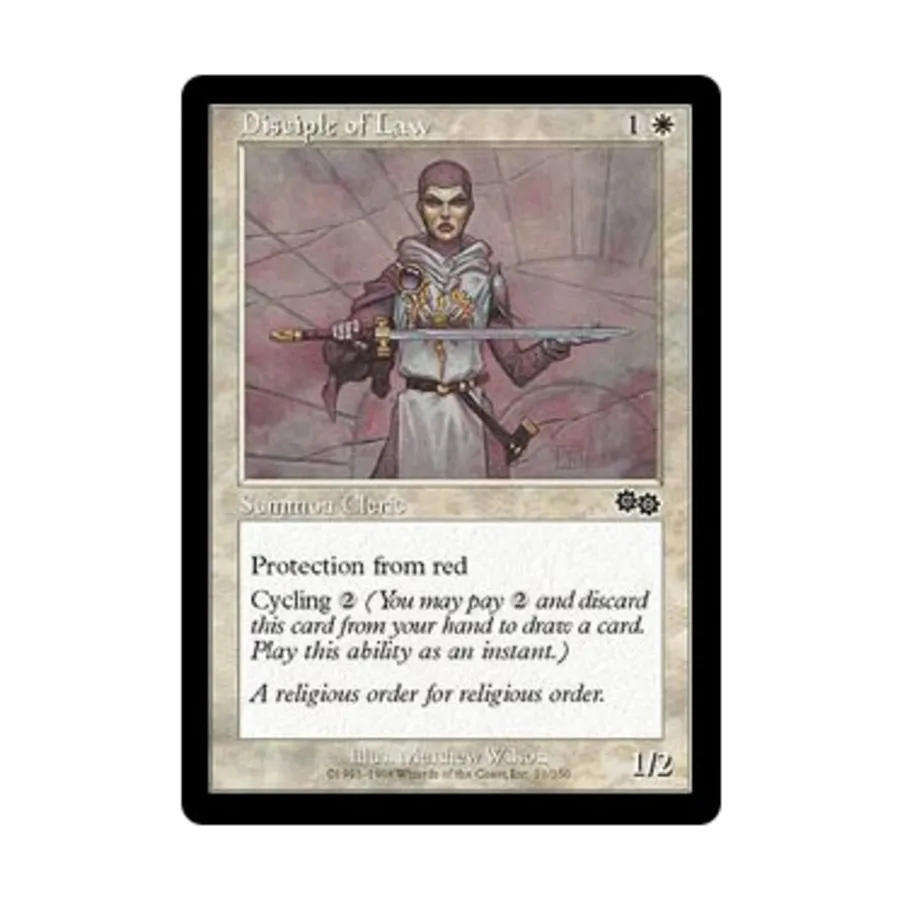 CCG Ученик Закона (К), MTG - Urza's Saga 
CCG Ученик Закона (К), MTG - Urza's Saga