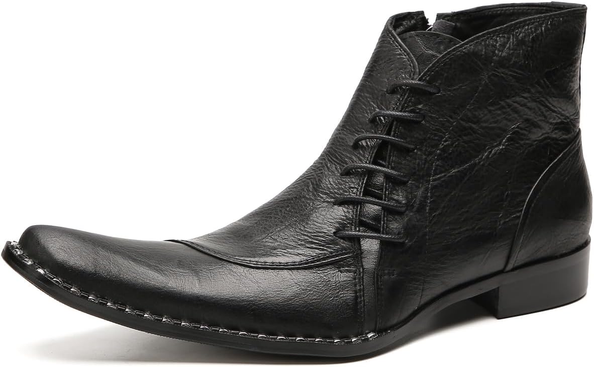 Мужские ботинки Santimon Chelsea для вечеринок, повседневные ковбойские ботинки, мода и комфорт, шнуровка сбоку, западные ботинки до щиколотки для мужчин, черный
Мужские ботинки Santimon Chelsea для вечеринок, повседневные ковбойские ботинки, мода и комфорт, шнуровка сбоку, западные ботинки до щиколотки для мужчин, черный