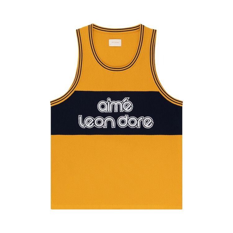 Джерси Aimé Leon Dore Knit Basketball Jersey Yellow, желтый 
Джерси Aimé Leon Dore Knit Basketball Jersey Yellow, желтый