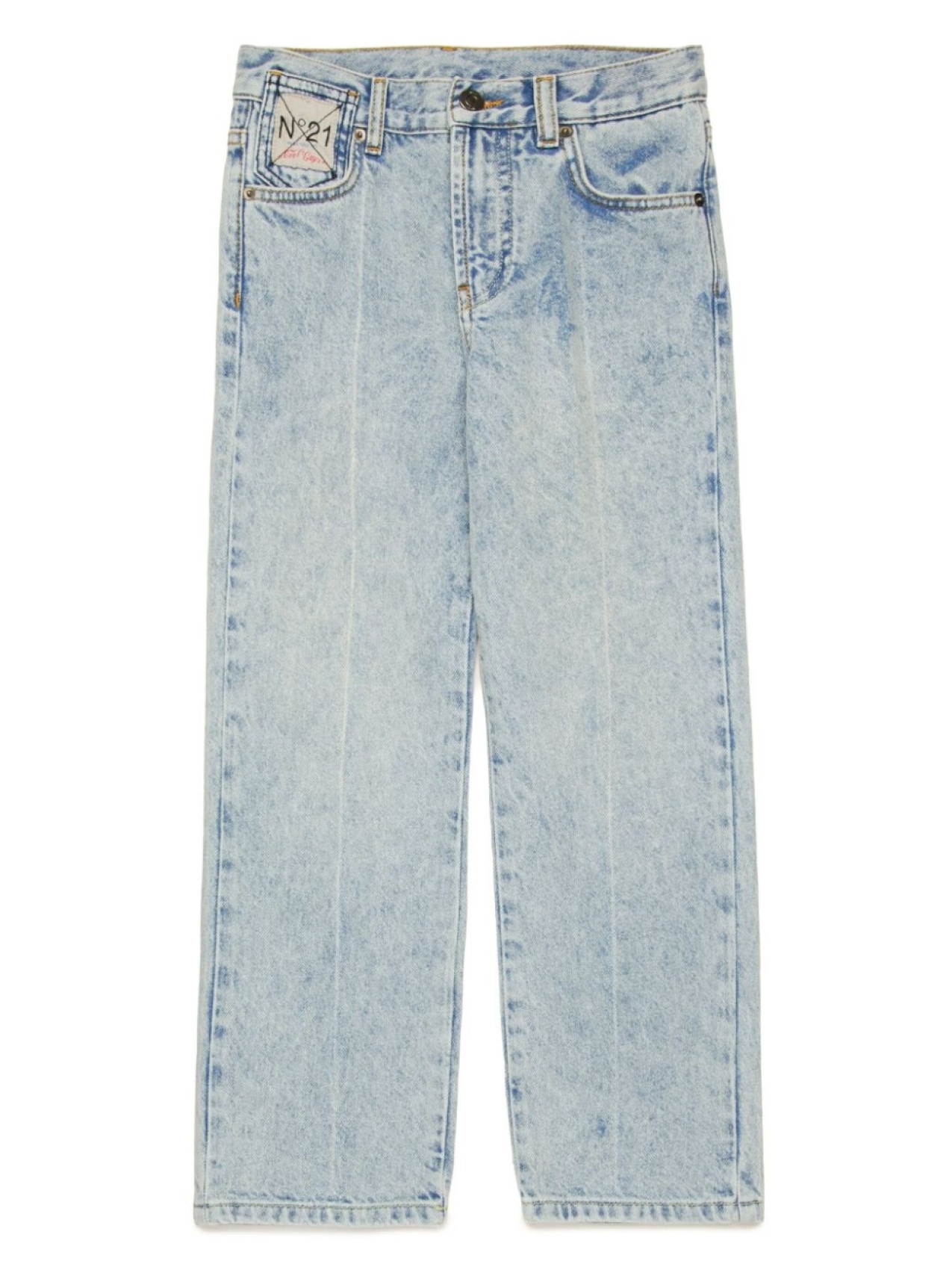 Nº21 Kids прямые джинсы, синий
Nº21 Kids прямые джинсы, синий