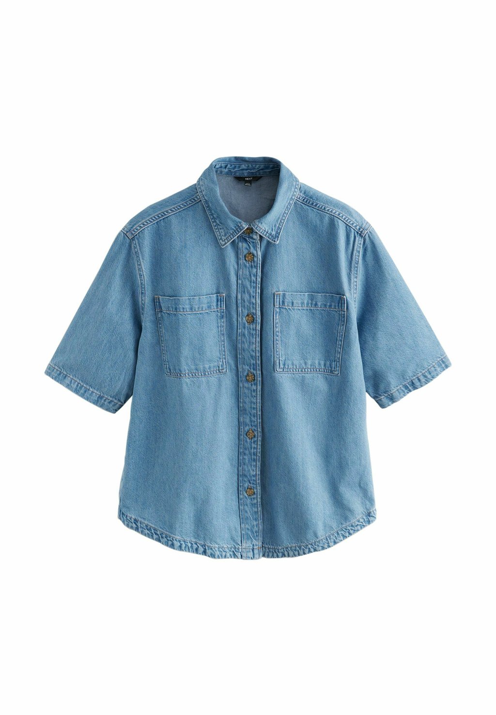 Блузка на пуговицах TALL FIT - OVERSIZED SHORT SLEEVE Next, синий
Блузка на пуговицах TALL FIT - OVERSIZED SHORT SLEEVE Next, синий