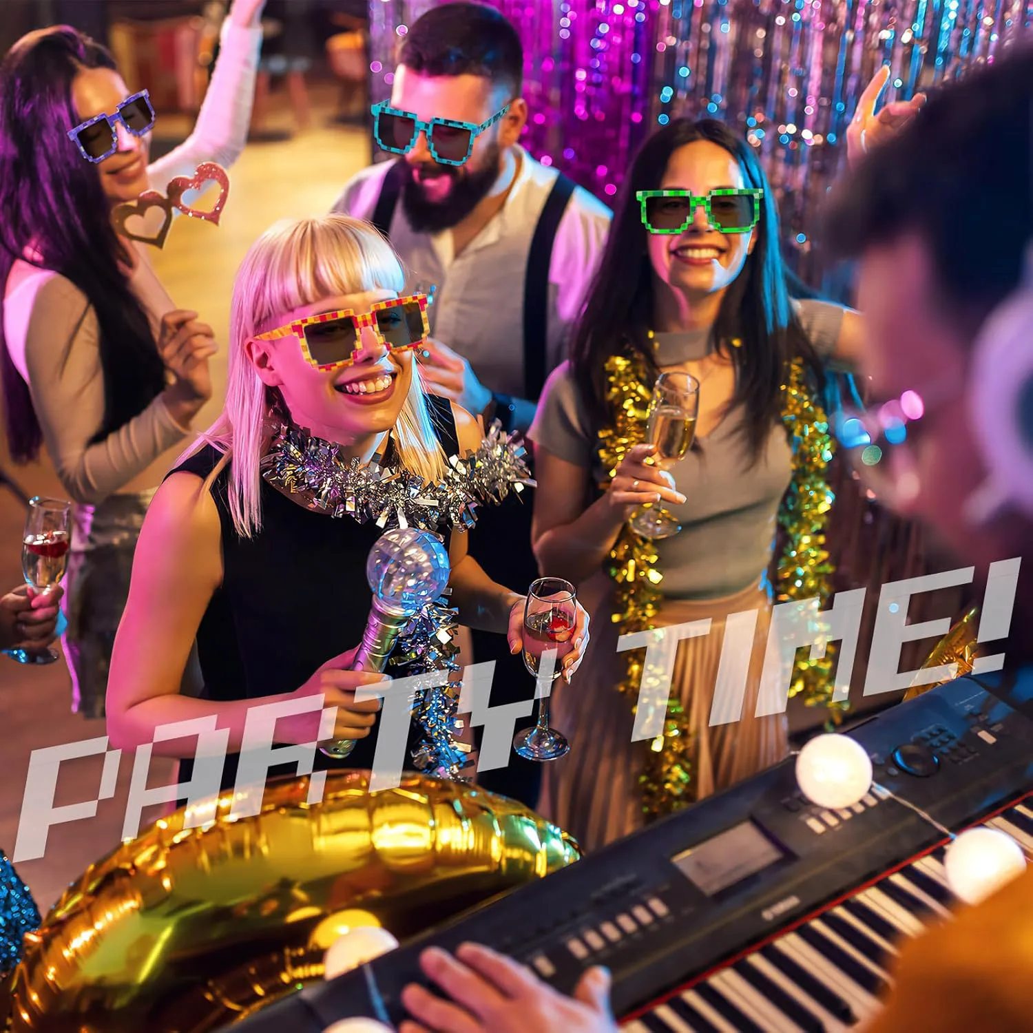 SUNOVELTIES Набор из 10/16 солнцезащитных очков Thug Life Party с 8-битной пиксельной мозаикой, геймерские очки для фотосессий MLG для взрослых, 16 Multicolor
SUNOVELTIES Набор из 10/16 солнцезащитных очков Thug Life Party с 8-битной пиксельной мозаикой, геймерские очки для фотосессий MLG для взрослых, 16 Multicolor