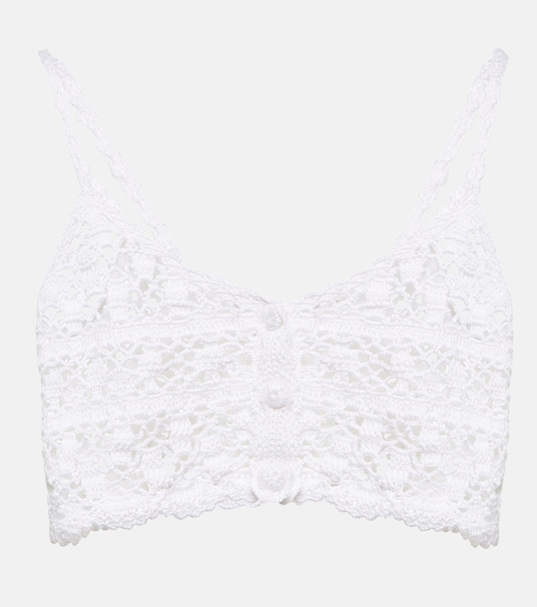 Укороченный топ крючком Бьянка Anna Kosturova, белый
Укороченный топ крючком Бьянка Anna Kosturova, белый