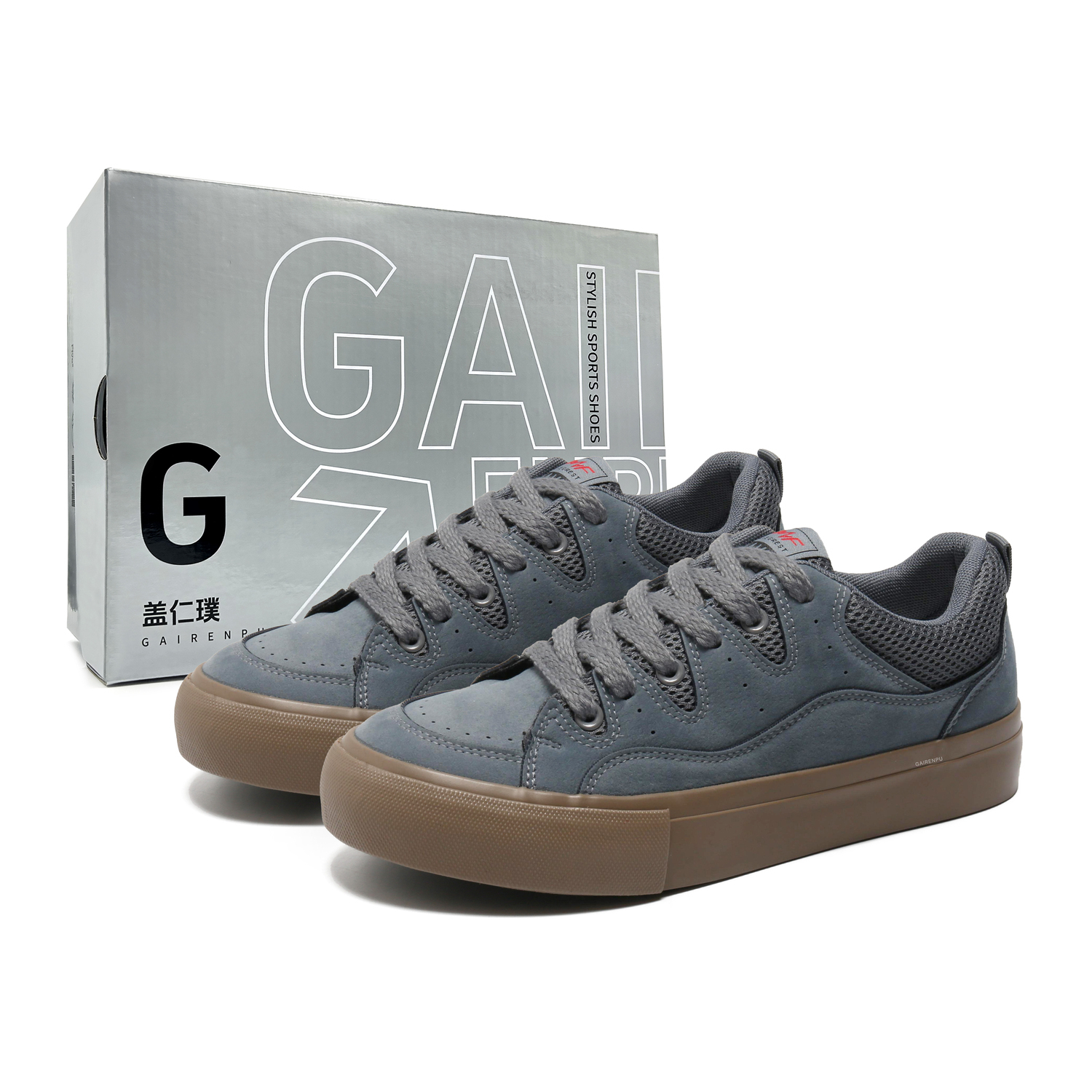 Gai Renpu Скользоустойчивые износостойкие дышащие низкие скейтерские кроссовки мужские Blue Gray Box, цвет Blue Gray Box
Gai Renpu Скользоустойчивые износостойкие дышащие низкие скейтерские кроссовки мужские Blue Gray Box, цвет Blue Gray Box