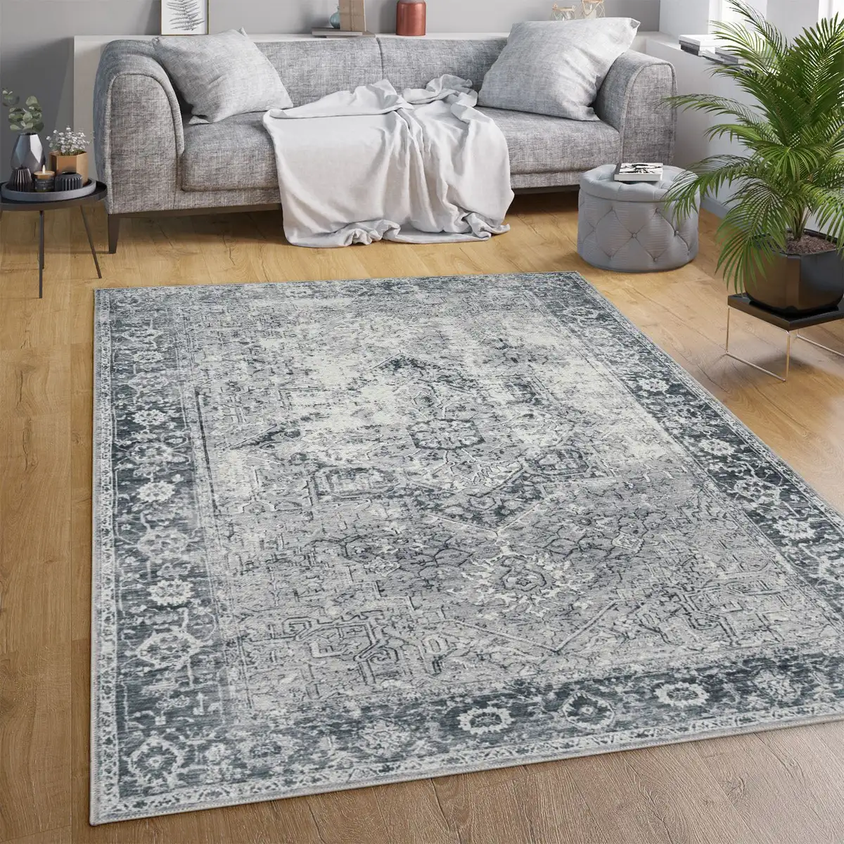 Ковер Paco Home "Lyon 333", прямоугольный, короткий ворс, восточный стиль, винтажный дизайн, можно стирать 120х160 см, серый
Ковер Paco Home "Lyon 333", прямоугольный, короткий ворс, восточный стиль, винтажный дизайн, можно стирать 120х160 см, серый