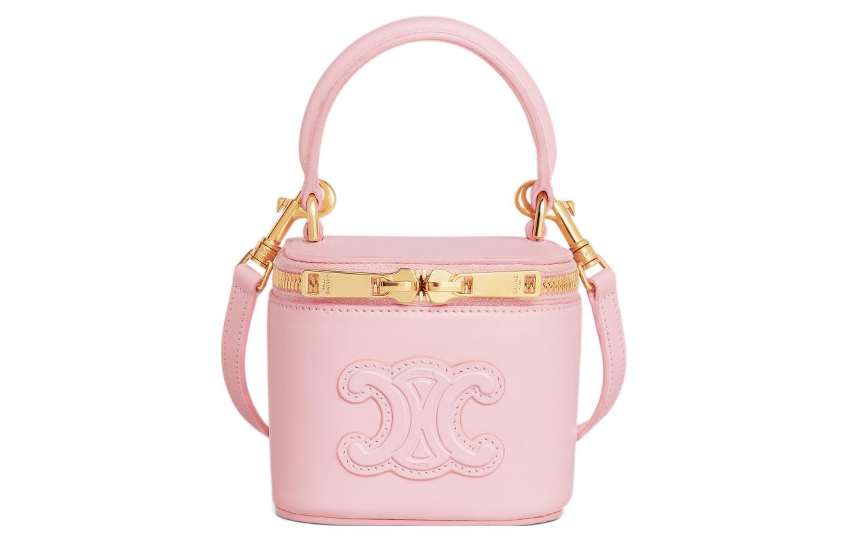 Гладкая кожаная косметичка через плечо миниатюрная женская сумка розовый CELINE
Гладкая кожаная косметичка через плечо миниатюрная женская сумка розовый CELINE