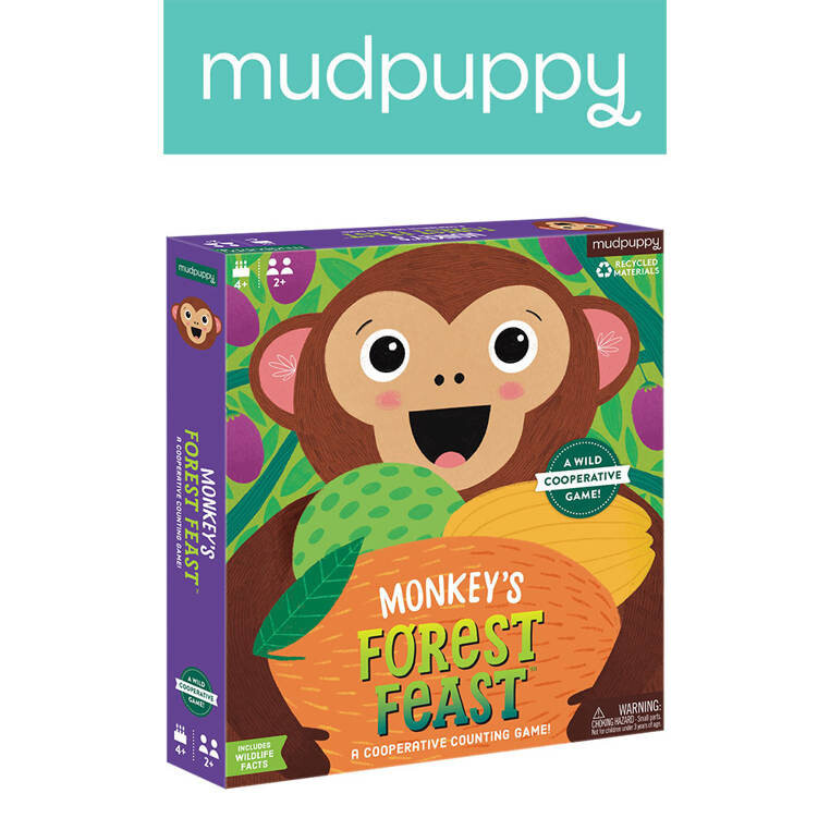 Mudpuppy, Командная игра Monkey's Forest Feast 4+
Mudpuppy, Командная игра Monkey's Forest Feast 4+