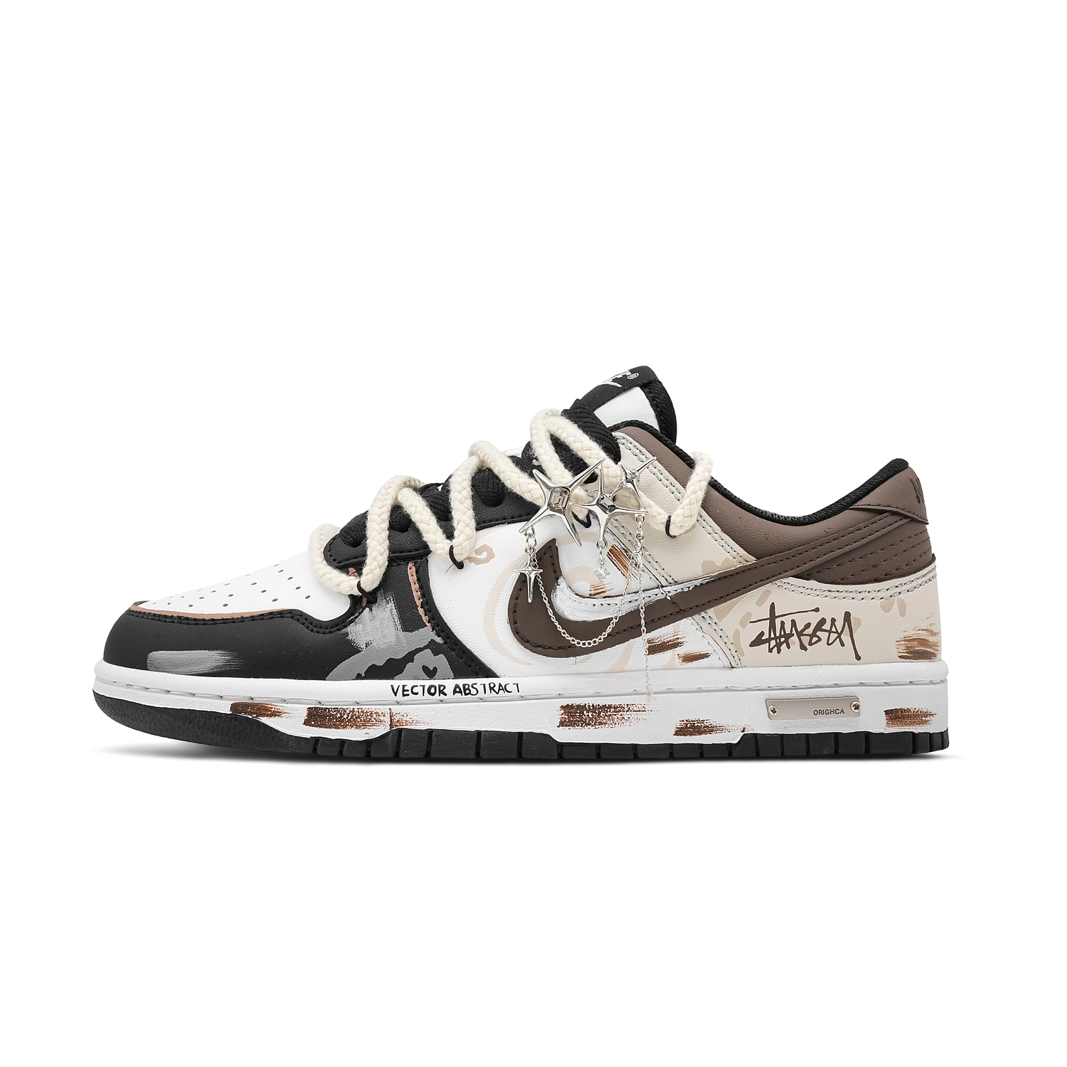 Dunk Wasteland Star Trail Cushioning Coverage Low top Skateboard Shoes Unisex Nike, черный белый коричневый
Dunk Wasteland Star Trail Cushioning Coverage Low top Skateboard Shoes Unisex Nike, черный белый коричневый