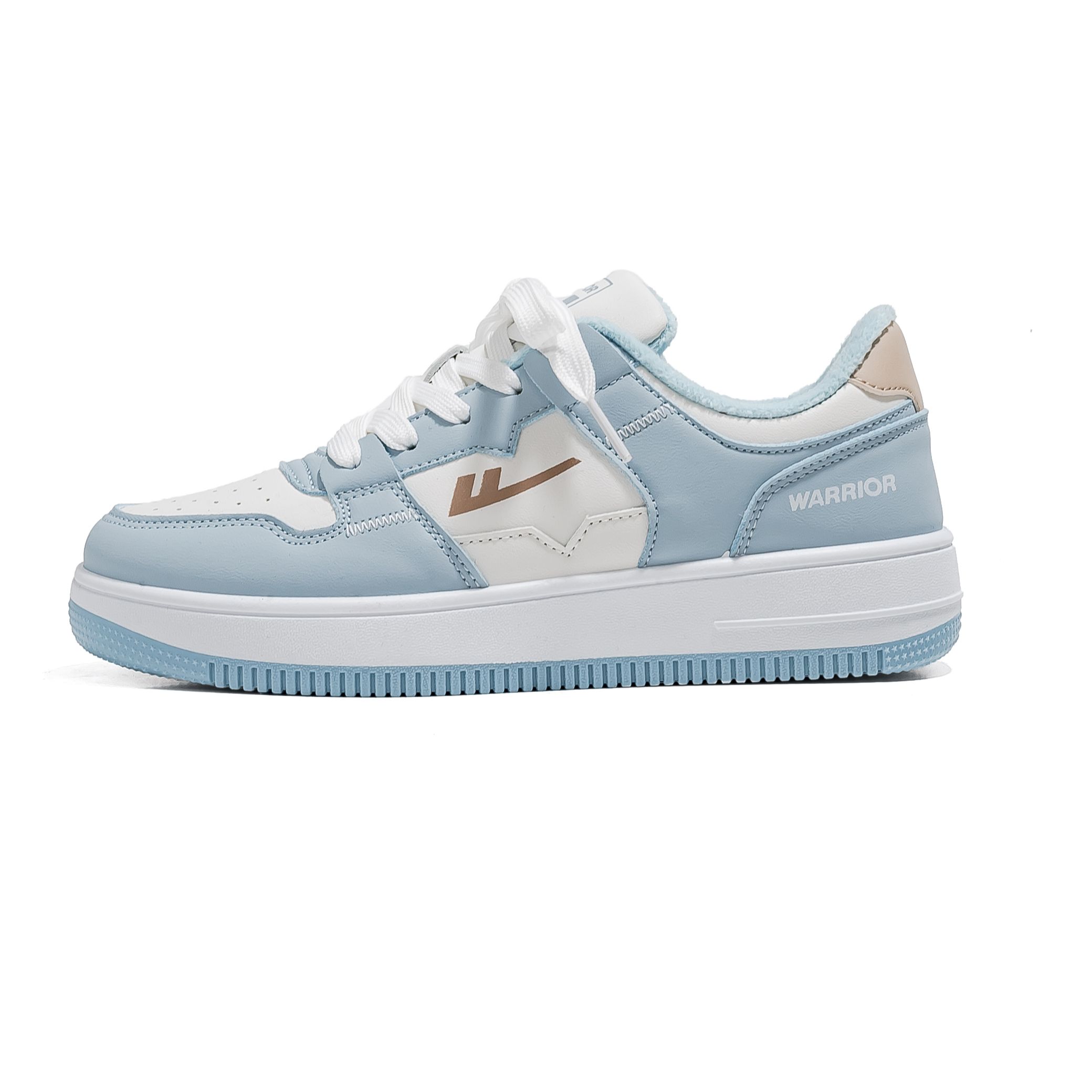 WARRIOR Низкие скейтерские кроссовки унисекс бежево-черно-серые - бело-голубые (с флисовой подкладкой), цвет White/Light Blue (Fleece-Lined)
WARRIOR Низкие скейтерские кроссовки унисекс бежево-черно-серые - бело-голубые (с флисовой подкладкой), цвет White/Light Blue (Fleece-Lined)
