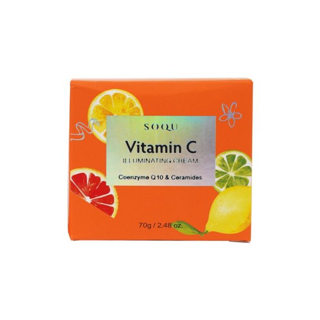 Крем для лица с эффектом сияния с витамином С SOQU, 70 гр
Крем для лица с эффектом сияния с витамином С SOQU, 70 гр