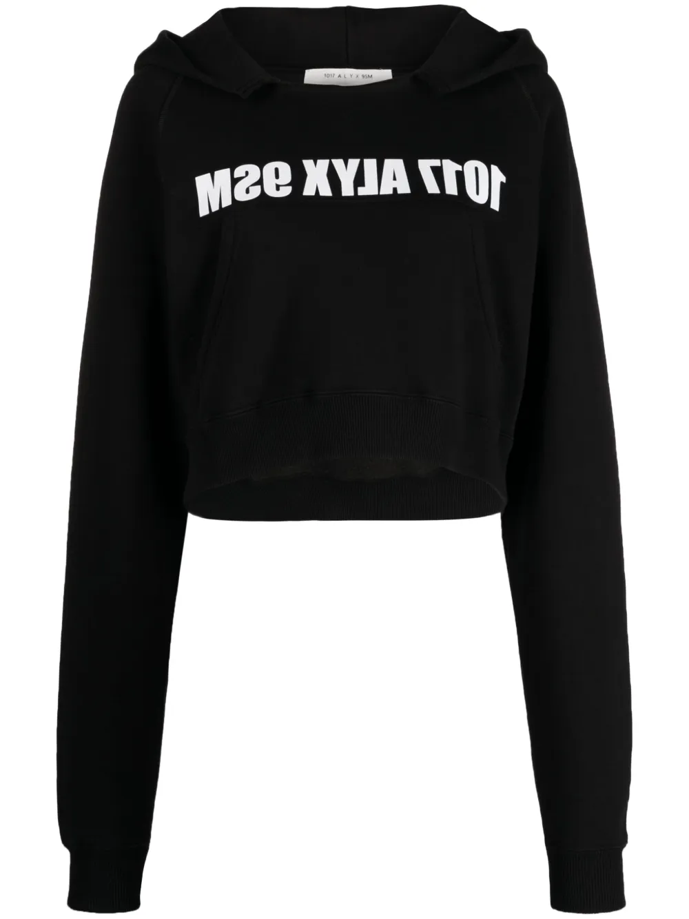 Укороченное худи с логотипом 1017 ALYX 9SM, черный
Укороченное худи с логотипом 1017 ALYX 9SM, черный