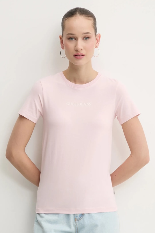 Футболка Guess Jeans, розовый
Футболка Guess Jeans, розовый