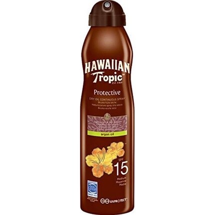 Защитное сухое аргановое масло непрерывного действия Spf 15 177 мл, Hawaiian Tropic
Защитное сухое аргановое масло непрерывного действия Spf 15 177 мл, Hawaiian Tropic