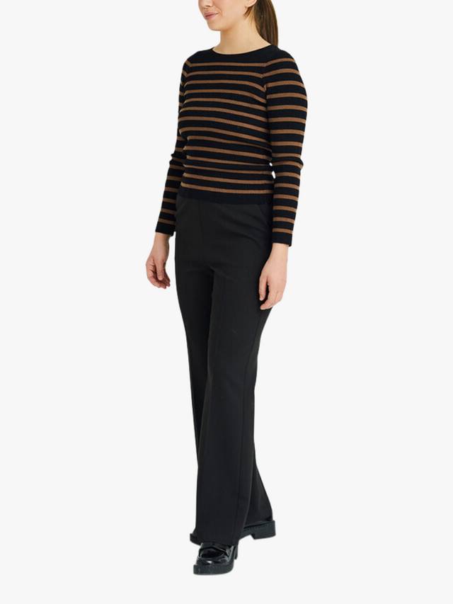 Топ в рубчик с полосками Lana A-VIEW, Black/Brown
Топ в рубчик с полосками Lana A-VIEW, Black/Brown