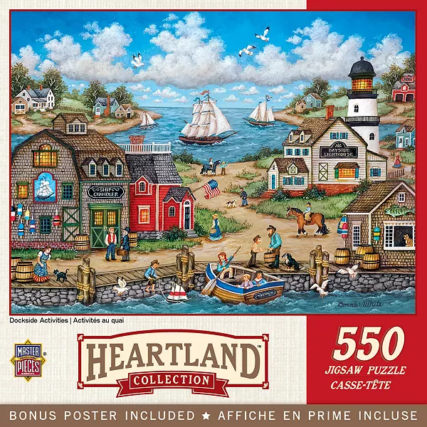 Heartland - мероприятия на причале, пазл из 550 деталей Masterpieces, multicolor
Heartland - мероприятия на причале, пазл из 550 деталей Masterpieces, multicolor