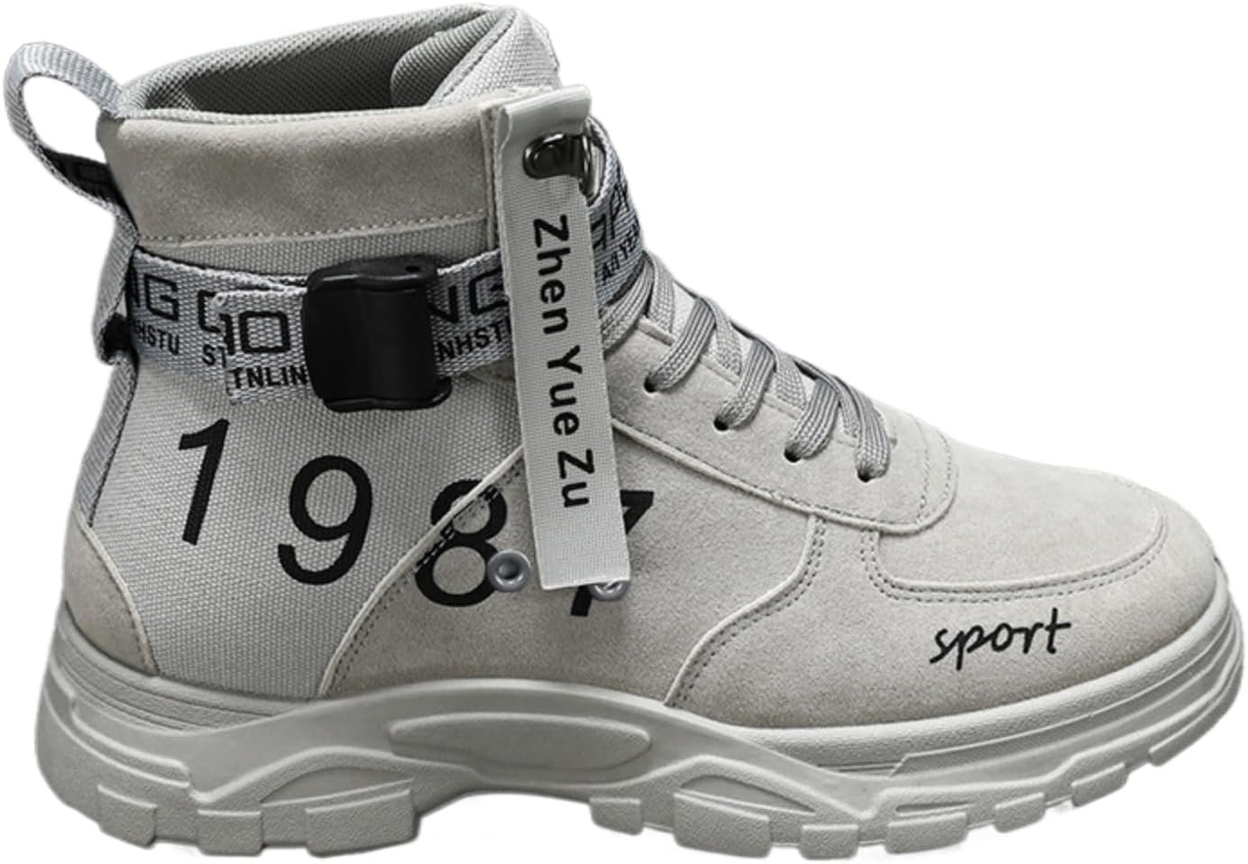 Мужские черные высокие тактические ботинки, стиль 1987, граффити боевые ботинки с регулируемыми ремешками, нескользящая обувь для улицы Aokisx
Мужские черные высокие тактические ботинки, стиль 1987, граффити боевые ботинки с регулируемыми ремешками, нескользящая обувь для улицы Aokisx