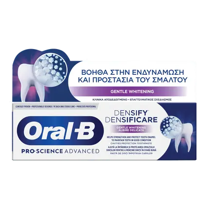 Oral B Densify Мягкое отбеливание - 12 X 65 мл Oral-B
Oral B Densify Мягкое отбеливание - 12 X 65 мл Oral-B