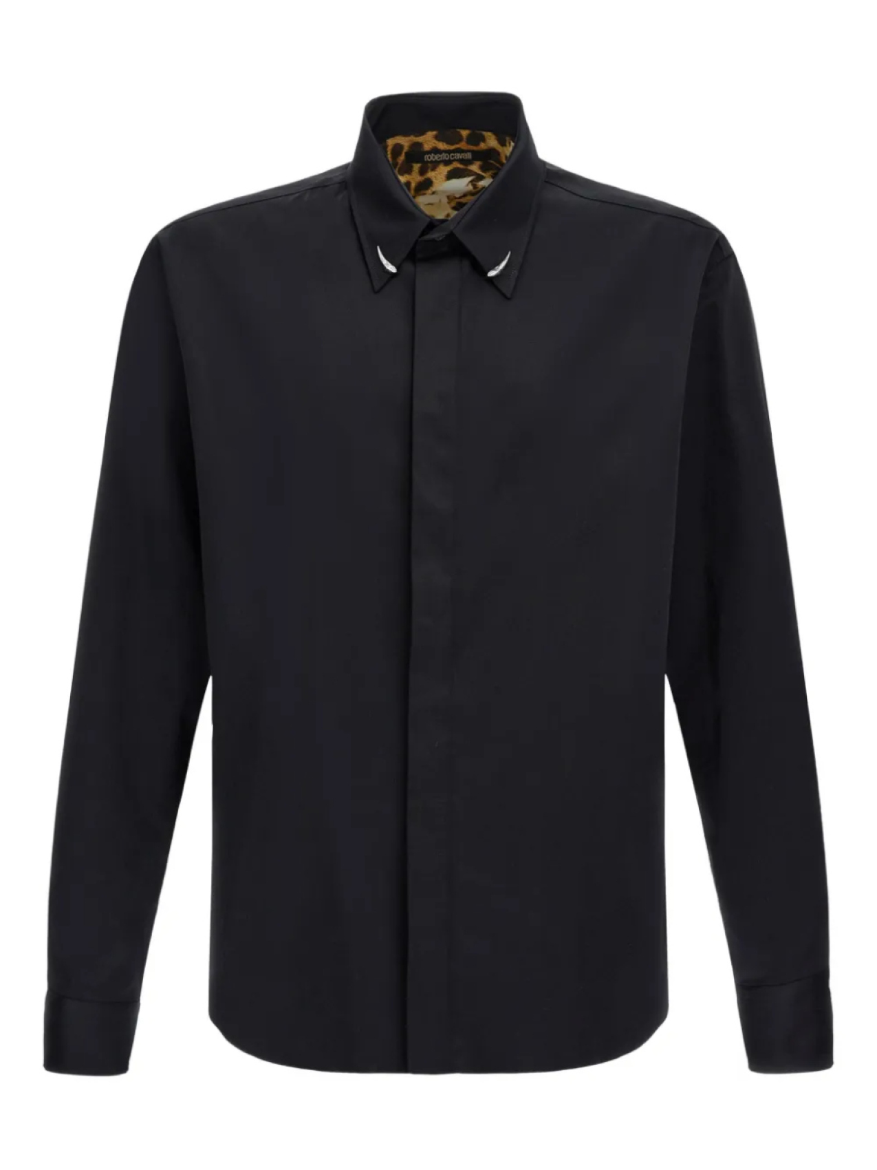 Рубашка с клыками Roberto Cavalli, черный 
Рубашка с клыками Roberto Cavalli, черный