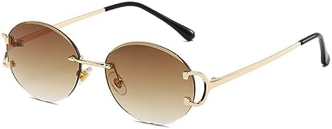 Модные круглые солнцезащитные очки без оправы для женщин и мужчин, солнцезащитные очки с градиентной окантовкой, без оправы, защита от УФ-излучения UV400 MTZJH, C6gold-brown
Модные круглые солнцезащитные очки без оправы для женщин и мужчин, солнцезащитные очки с градиентной окантовкой, без оправы, защита от УФ-излучения UV400 MTZJH, C6gold-brown