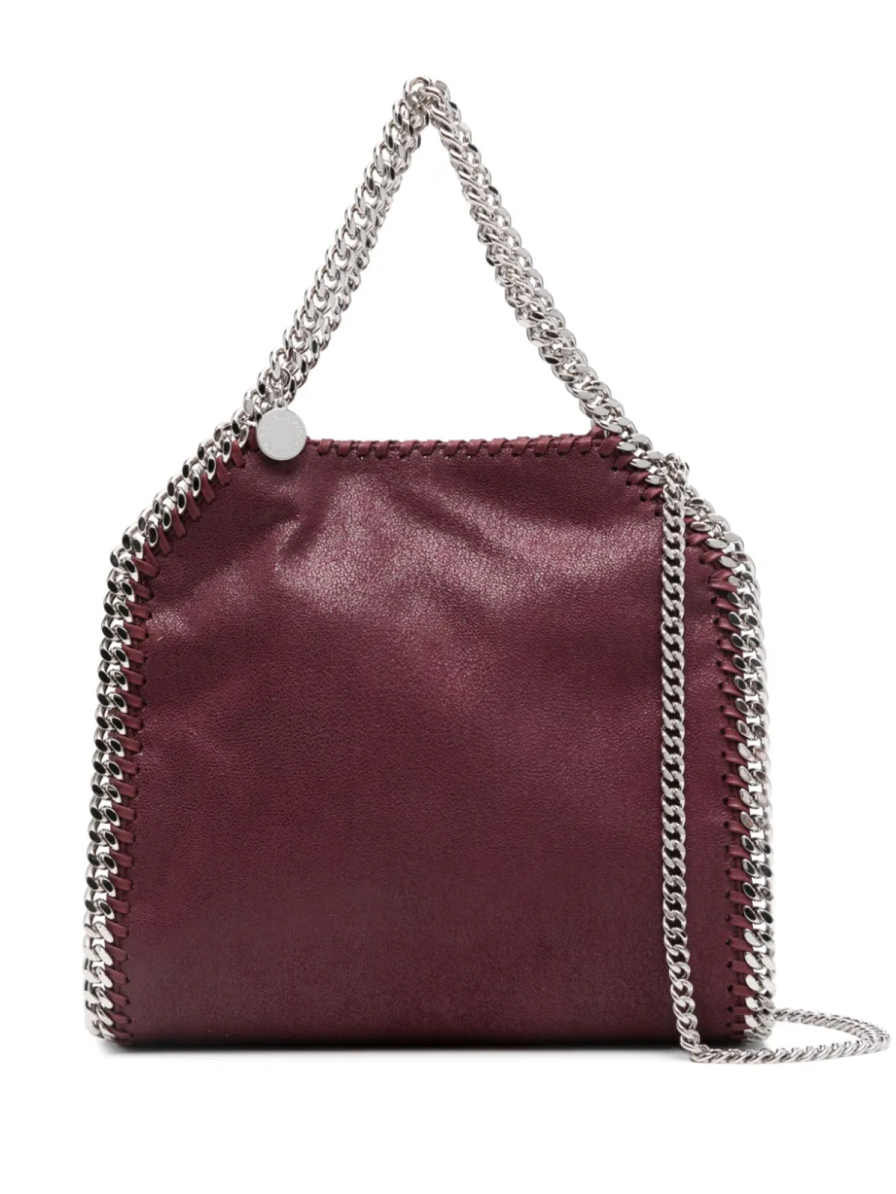 Миниатюрная сумка-тоут Stella McCartney Falabella, фиолетовый 
Миниатюрная сумка-тоут Stella McCartney Falabella, фиолетовый