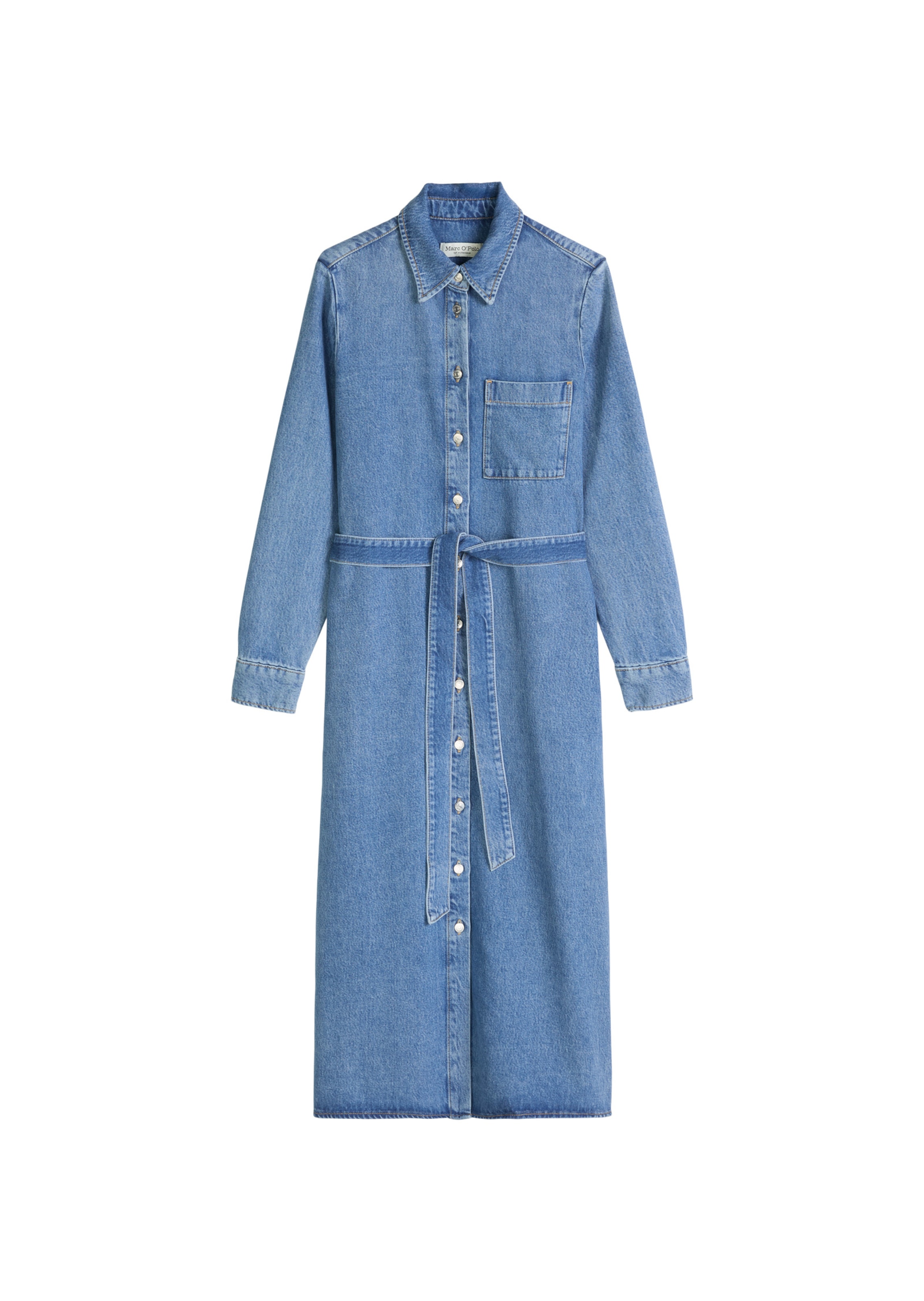 Marc O'Polo Рубашка-платье в синем дениме
Marc O'Polo Рубашка-платье в синем дениме