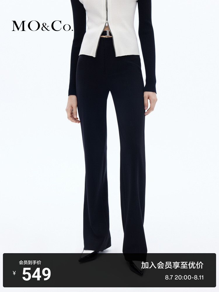 Брюки женские Moco с высокой талией, черный
Брюки женские Moco с высокой талией, черный